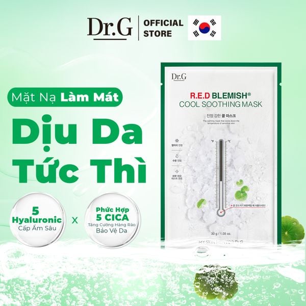  Mặt nạ giấy Dr.G R.E.D Blemish Cool Soothing Mask 