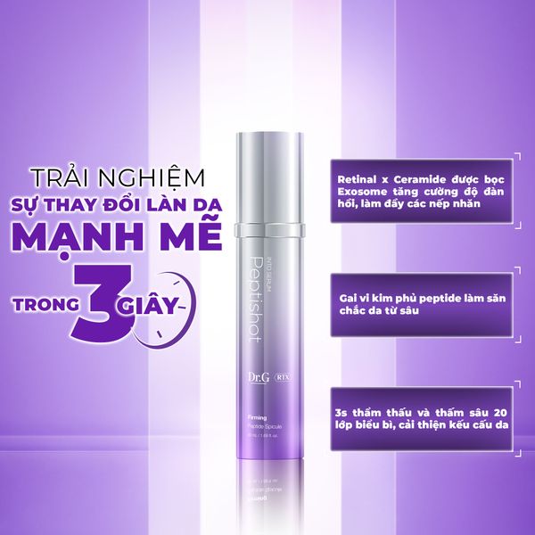  Tinh chất nâng cơ, giúp săn chắn da Dr.G RTX Into Serum Pepti Shot 50ml 