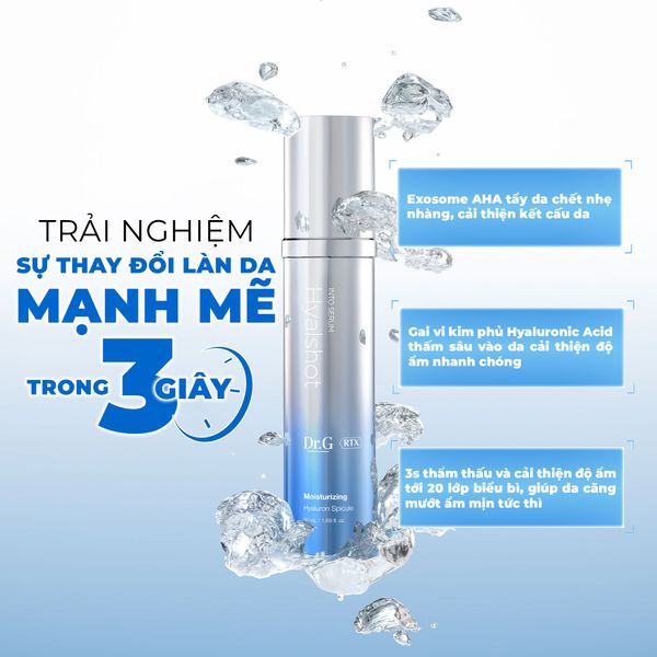  Tinh chất dưỡng da căng bóng Dr.G RTX Into Serum Hyal Shot 50ml 