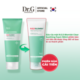  Sữa rửa mặt tạo bọt giúp sạch sâu bã nhờn cho da dầu mụn Dr.G R.E.D Blemish Clear Soothing Foam 150ml 