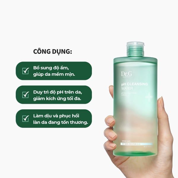 Nước Tẩy Trang Dr.G pH Cleansing Water 