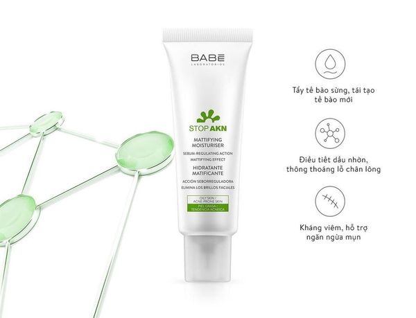 KEM DƯỠNG BABE STOP AKN 50ML