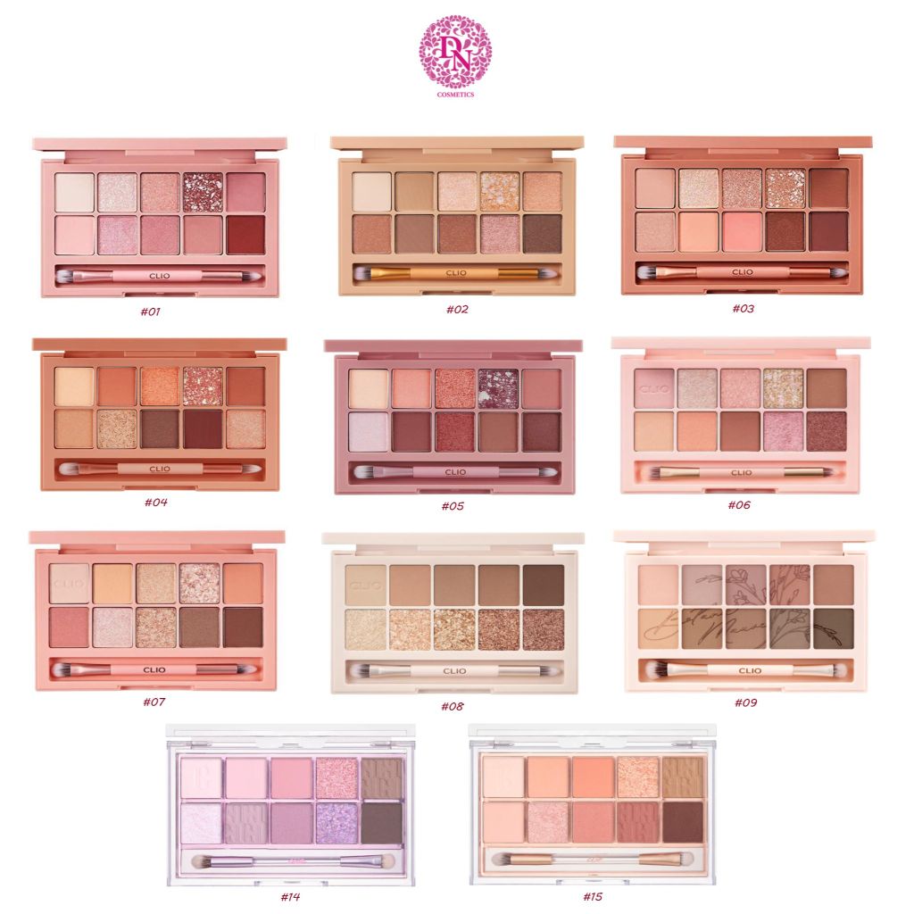 BẢNG PHẤN MẮT CLIO PRO EYE PALETTE 10 Ô