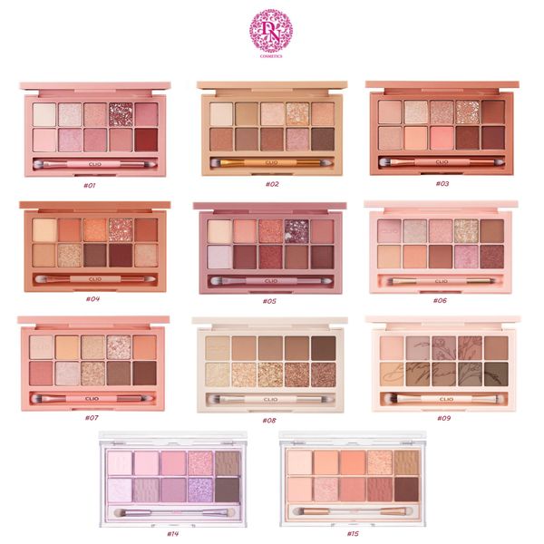 BẢNG PHẤN MẮT CLIO PRO EYE PALETTE 10 Ô