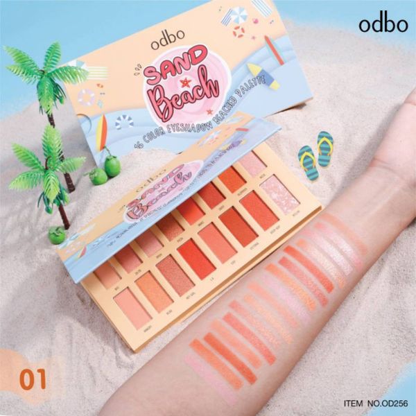 PHẤN MẮT 16 Ô ODBO SAND BEACH OD256