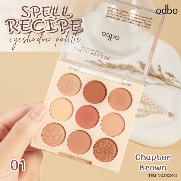 PHẤN MẮT 9 Ô SPELL RECIPE EYE COLOR PALETTE OD2005