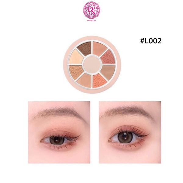 PHẤN MẮT 8 Ô COLOR SCHOOL VITALITY POCKET EYE SHADOW PLATE - HÌNH TRÒN