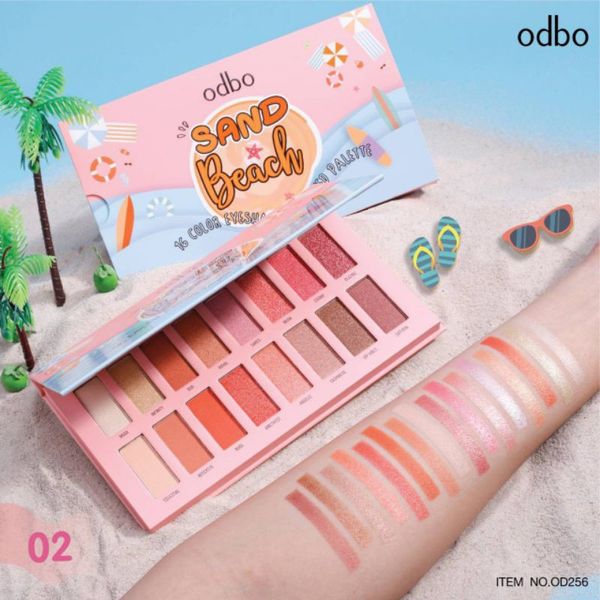 PHẤN MẮT 16 Ô ODBO SAND BEACH OD256