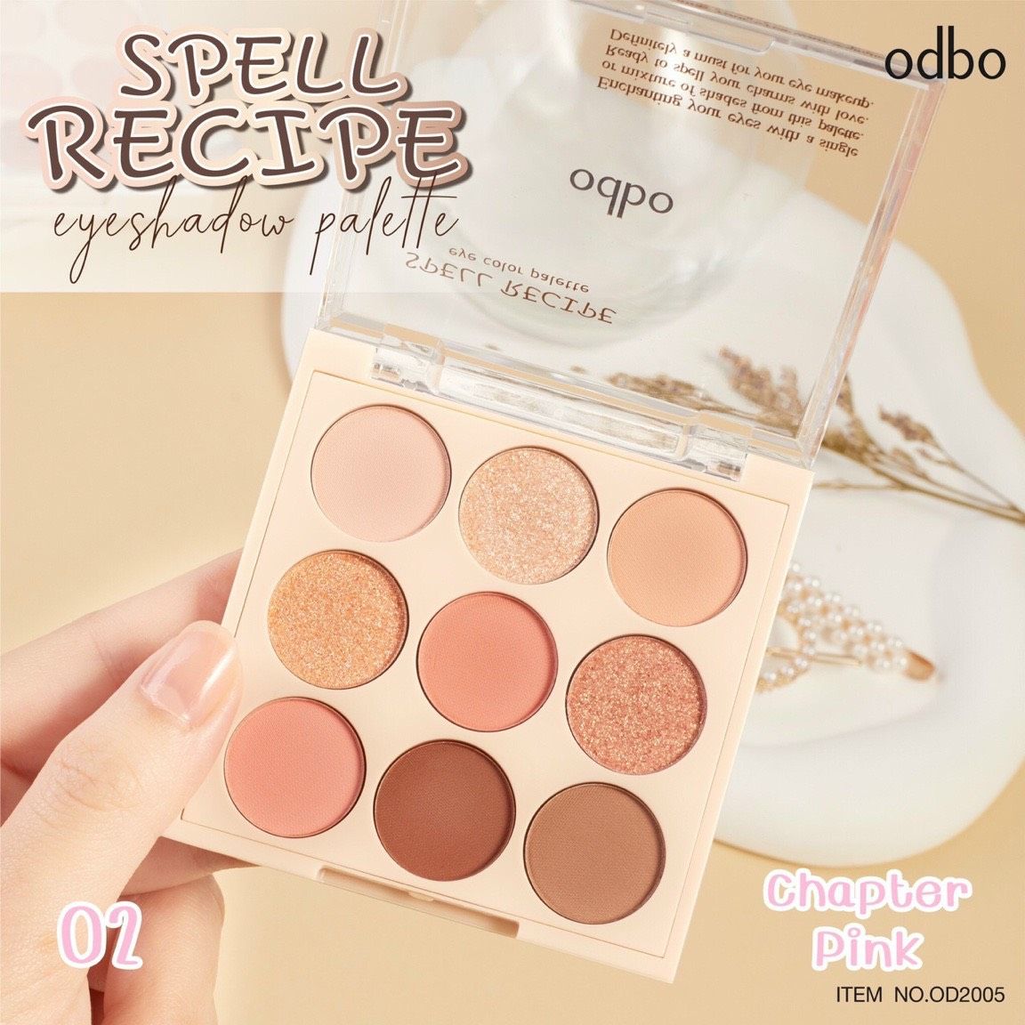 PHẤN MẮT 9 Ô SPELL RECIPE EYE COLOR PALETTE OD2005 – DN Cosmetics | #1 Mỹ  Phẩm chính hãng chất lượng số 1 Đà Nẵng