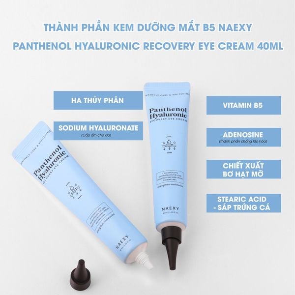 KEM DƯỠNG MẮT NAEXY RECOVERY EYE CREAM 40ML