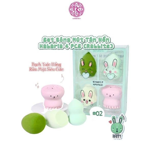 MÚT TRANG ĐIỂM HABARIA MAKEUP SPONGE