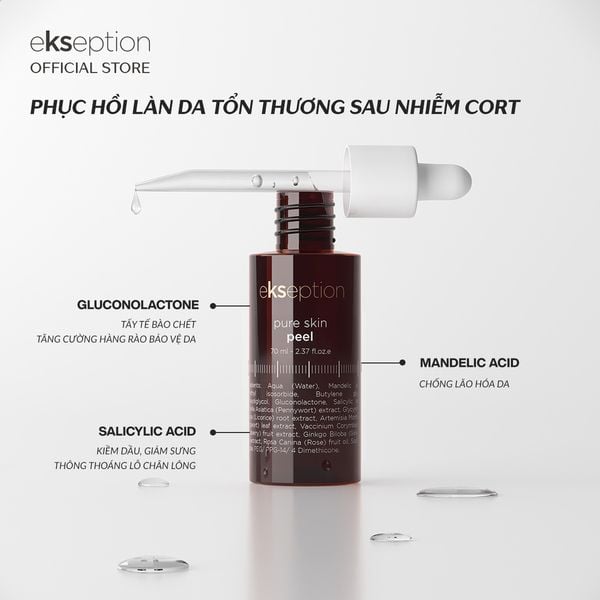 SERUM EKSEPTION RETIN-OIL PEEL SET 5 LỌ X 5ML