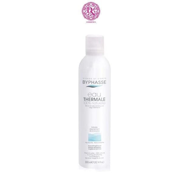XỊT KHOÁNG BYPHASSE EAU THERMALE 100% CẢM ỨNG TỰ NHIÊN 300ML ( TẶNG 1 MÚT RỬA MẶT BỌT BIỂN JARY)