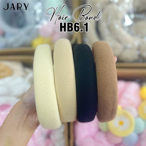 BĂNG ĐÔ CÀI TÓC BẰNG VẢI MÀU BASIC JARY HAIR BAND - HB6 - HB6.1