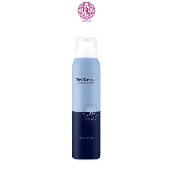 XỊT CHỐNG NẮNG WELLDERMA COOLING SUN PRAY SPF 50 PA +++ 180ML