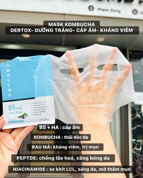 MẶT NẠ CO & KLEAR B5 + HA 25ML