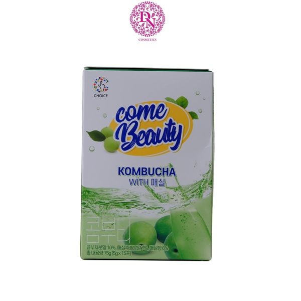 TRÀ KOMBUCHA COME BEAUTY KOMBUTEA HỘP 5 GÓI X 15G