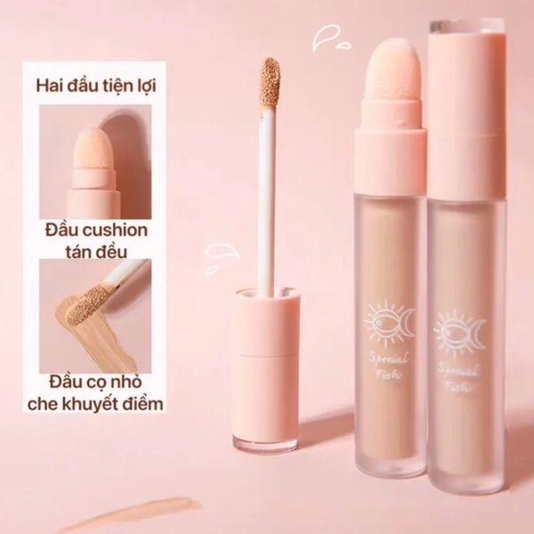 CHE KHUYẾT ĐIỂM 2 ĐẦU GOGO TALES MOISTURIZING TRACELESS CONCEALER SPECIAL FISH NDT