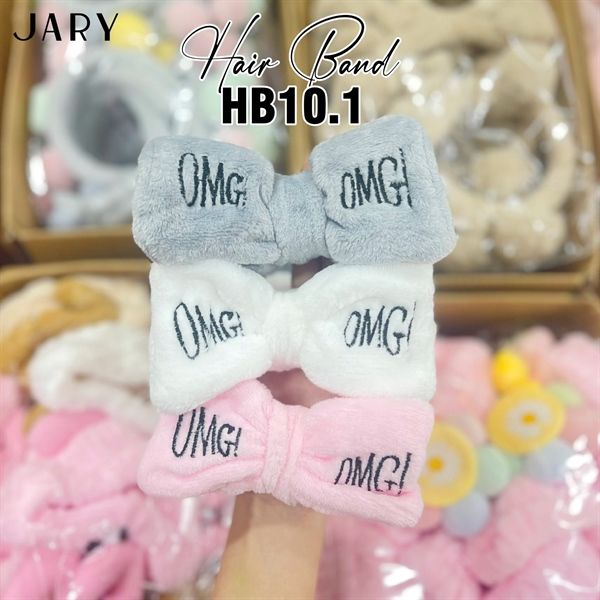 BĂNG ĐÔ CÀI TÓC HÌNH NƠ CHỮ OMG JARY HAIR BAND - HB10 - HB10.1