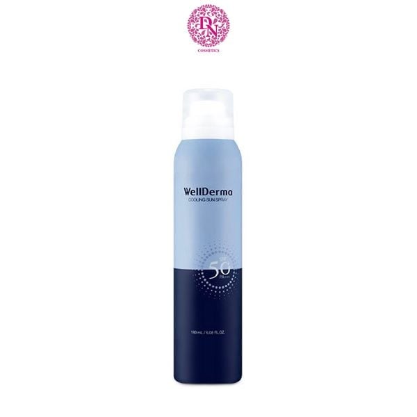 XỊT CHỐNG NẮNG WELLDERMA COOLING SUN PRAY SPF 50 PA +++ 180ML