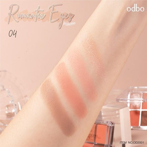 PHẤN MẮT ODBO ROMANTIC EYES PALLETTE 4 Ô OD2001