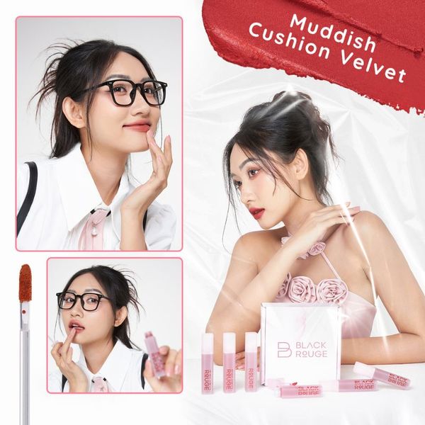 SON KEM LÌ BLACKROUGE MUDDISH CUSHION VELVET