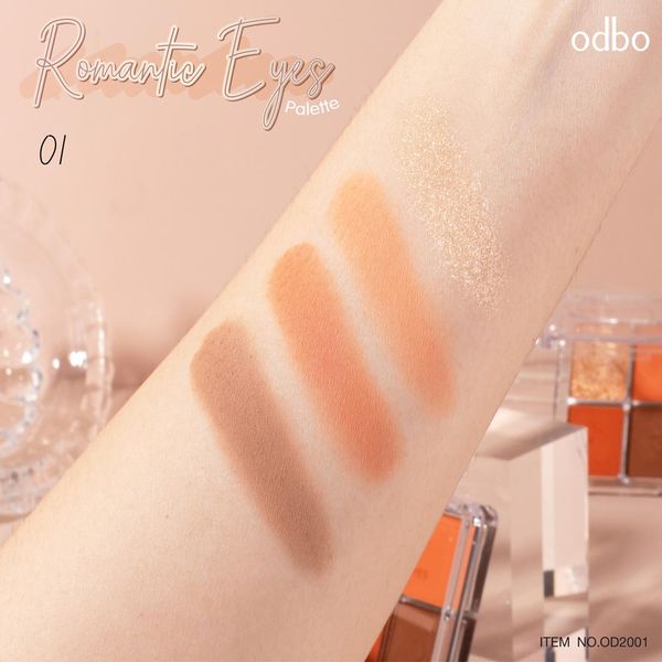 PHẤN MẮT ODBO ROMANTIC EYES PALLETTE 4 Ô OD2001