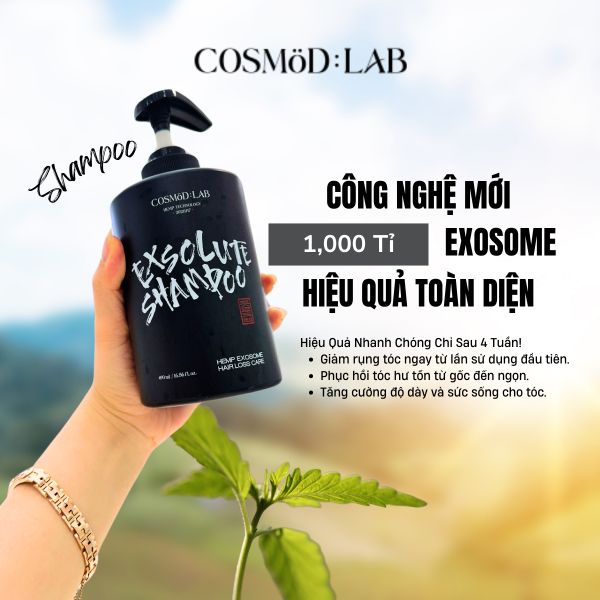 DẦU GỘI XẢ KÍCH THÍCH MỌC TÓC COSMOOD LAB EXSOLUTE TREATMENT