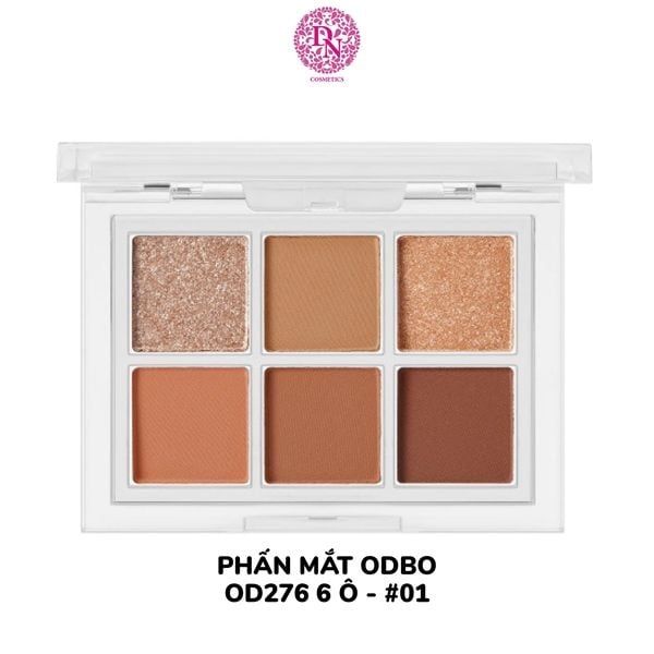 BẢNG PHẤN MẮT 6 Ô ODBO SIGNATURE EYESHADOW PALETTE OD276