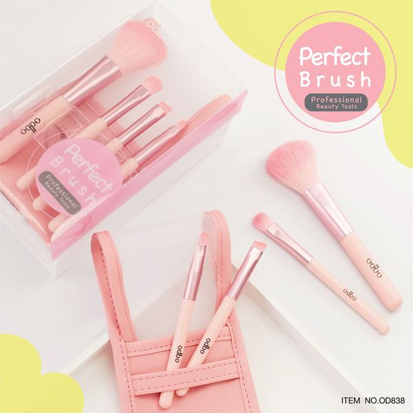 BỘ CỌ TRANG ĐIỂM 4 CÂY ODBO PERFECT BRUSH OD838