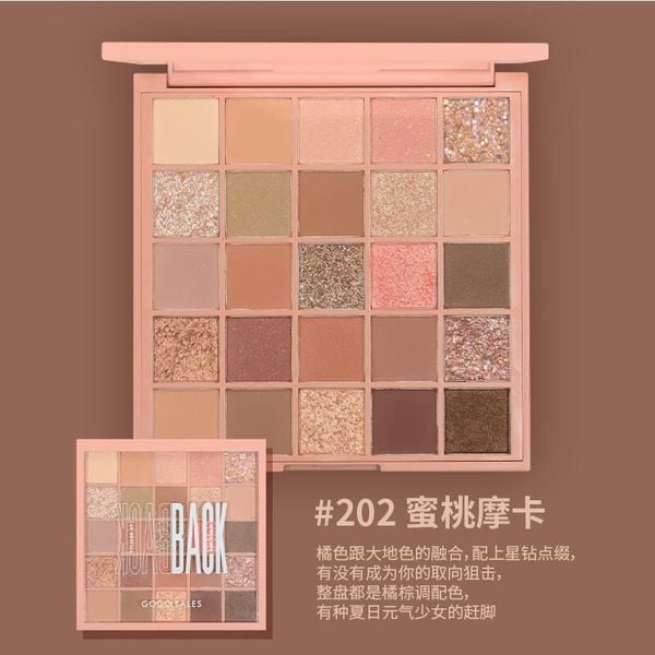 BẢNG PHẤN MẮT 25 Ô GOGO TALES CRYTAL COLOR CHARMING EYES GT282