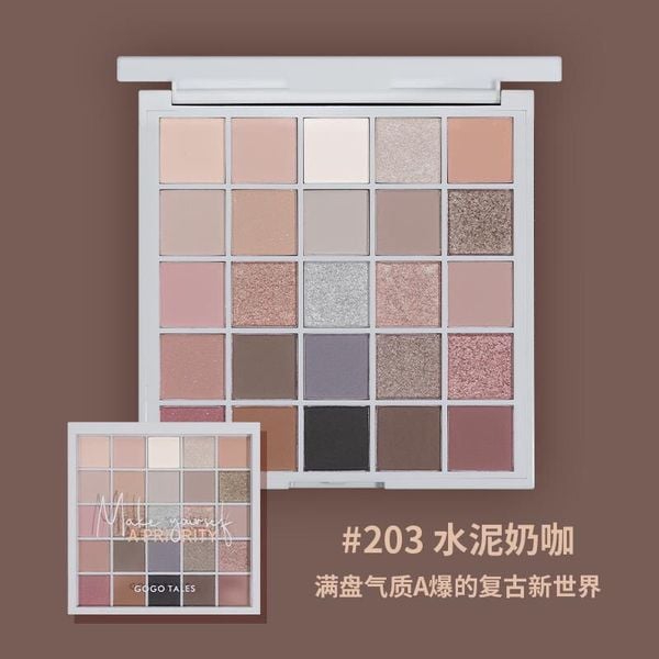 BẢNG PHẤN MẮT 25 Ô GOGO TALES CRYTAL COLOR CHARMING EYES GT282