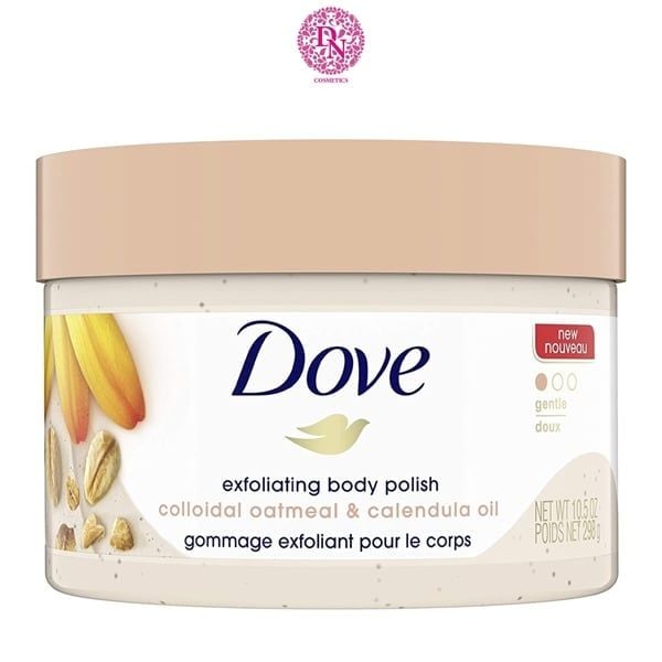 TẨY TẾ BÀO CHẾT CƠ THỂ DOVE EXFOLIATING BODY POLISH SCRUB CHIẾT XUẤT TRÁI LỰU 298G