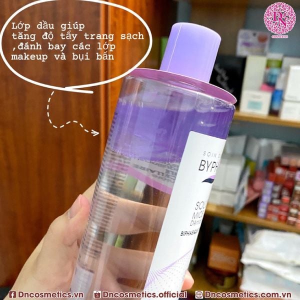 NƯỚC TẨY TRANG BYPHASSE MÀU TÍM DẦU 500ML
