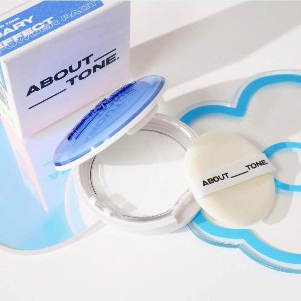 PHẤN PHỦ ABOUT TONE AIR FIT POWDER PACT 8G - MÀU XANH