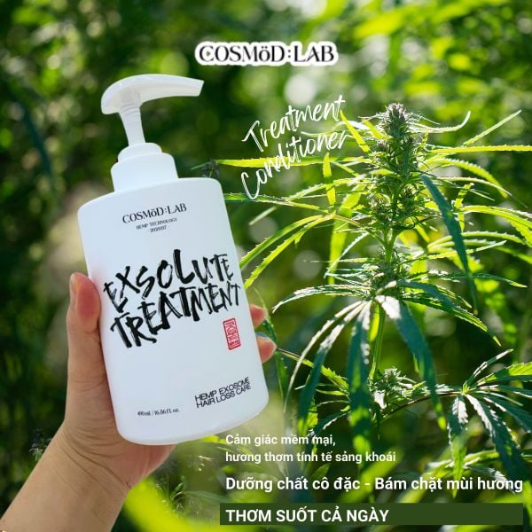 DẦU GỘI XẢ KÍCH THÍCH MỌC TÓC COSMOOD LAB EXSOLUTE TREATMENT