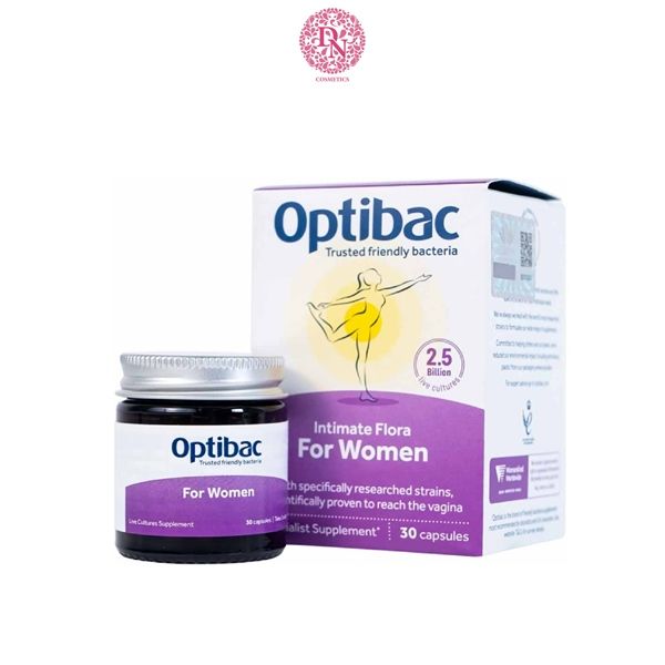 MEN VI SINH OPTIBAC PROBIOTICS FOR WOMEN HỘP 30 VIÊN