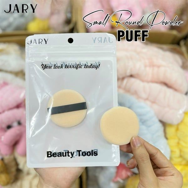 BÔNG PHẤN PHỦ JARY SMALL ROUND POWDER FUFF