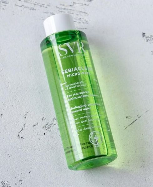 TONER SVR SEBIACLEAR MICRO PEEL DÀNH CHO DA DẦU, MỤN 150ML