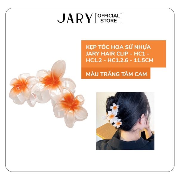 KẸP TÓC HOA SỨ NHỰA JARY HAIR CLIP - HC1 - HC1.2