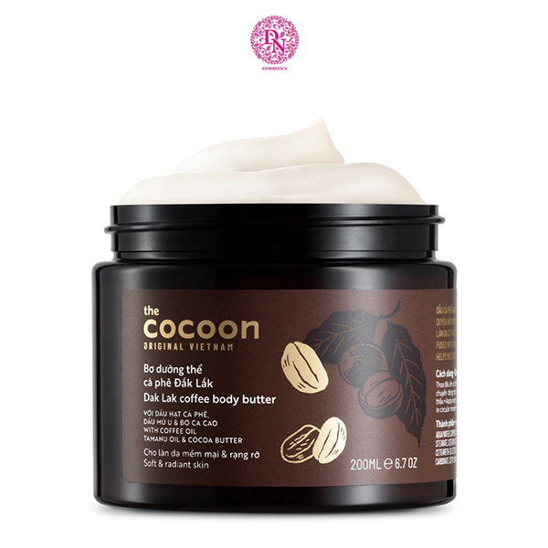 COCOON BƠ DƯỠNG THỂ CÀ PHÊ ĐẮK LẮK 200ML