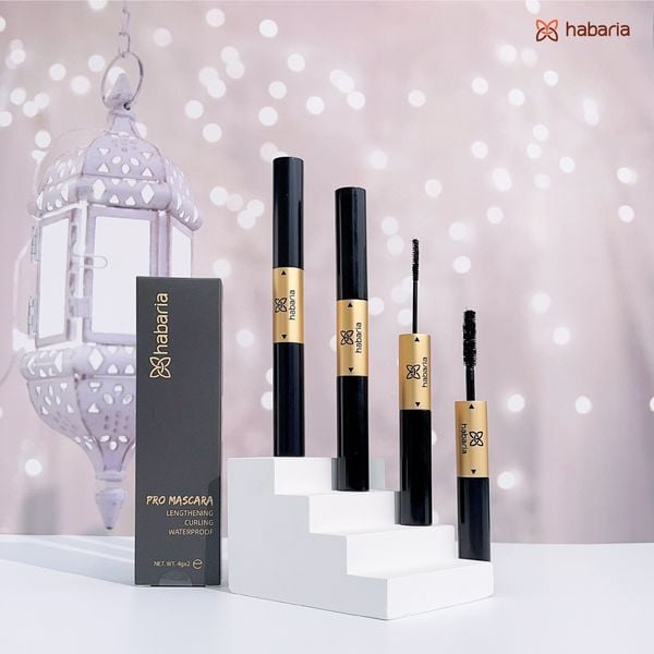MASCARA 2 ĐẦU HABARIA PRO LONG CURLY