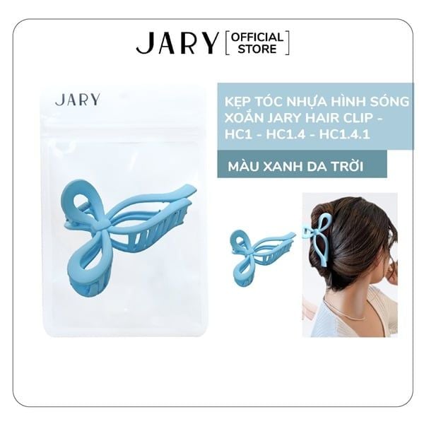 KẸP TÓC NƠ NHỰA 11CM JARY HAIR CLIP - HC1 - HC1.3