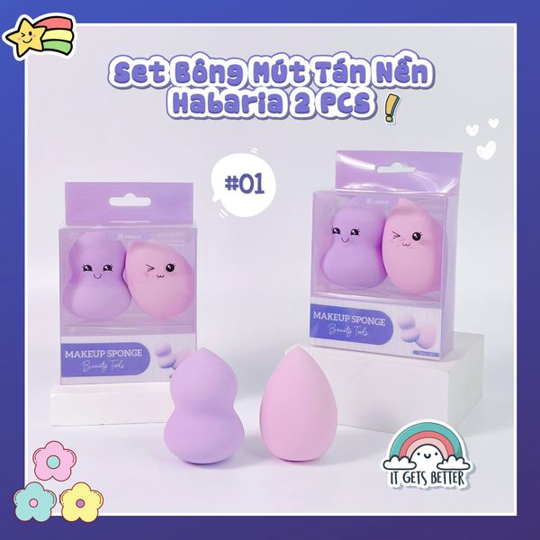 MÚT TRANG ĐIỂM HABARIA MAKEUP SPONGE