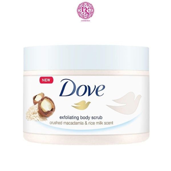 TẨY TẾ BÀO CHẾT CƠ THỂ DOVE EXFOLIATING BODY POLISH SCRUB CHIẾT XUẤT TRÁI LỰU 298G