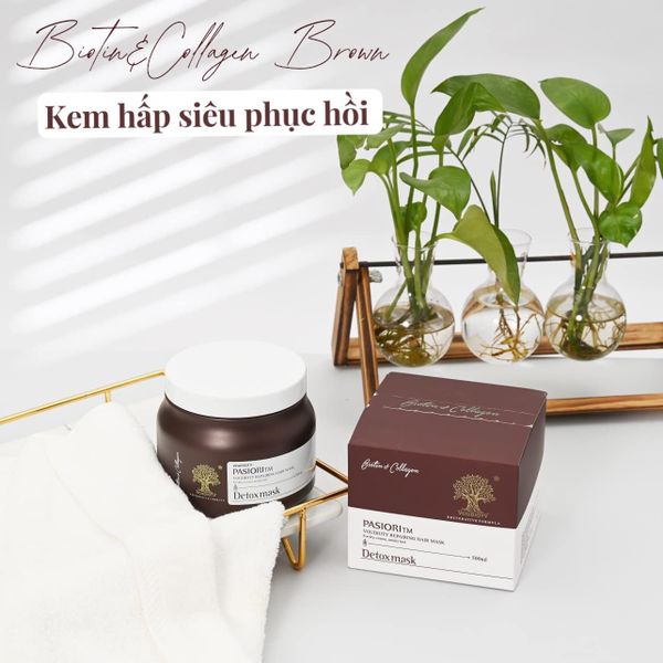 Ủ TÓC BIOTIN PHỤC HỒI SIÊU CẤP & THẢI ĐỘC DA ĐẦU 500ML