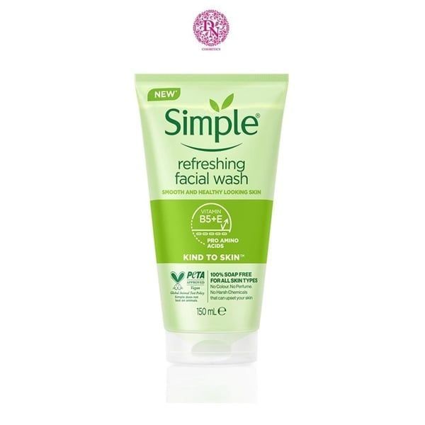 SỮA RỬA MẶT SIMPLE DẠNG GEL (MÀU XANH) - HÀNG NHẬP KHẨU