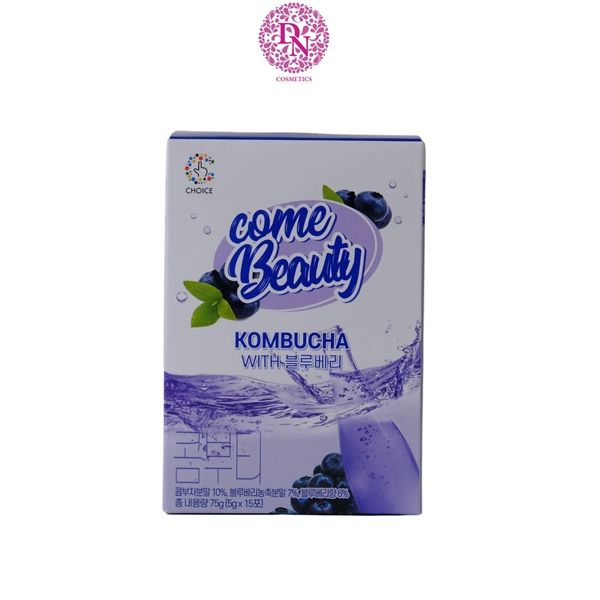 TRÀ KOMBUCHA COME BEAUTY KOMBUTEA HỘP 5 GÓI X 15G