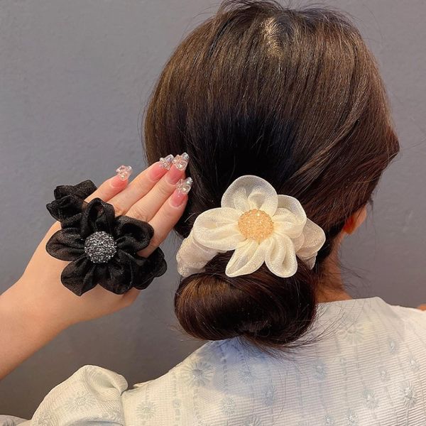 DÂY BUỘC TÓC JARY HAIRBAND HOA 5 CÁNH ĐÍNH ĐÁ - HB1 - HB1.5