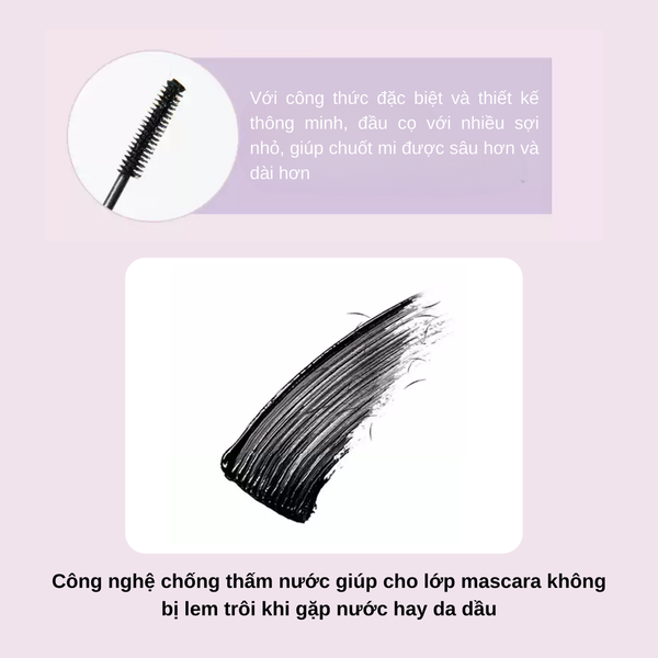 MASCARA CHUỐC MI LÀM DÀY CONG MI MEMERABA CURLING SMART